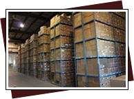 Inside Montana Records Managment's secure warehouse