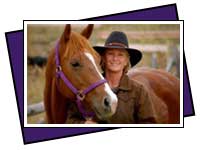 Sherri Ohs-Mosley with her horse